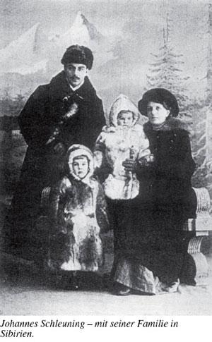 Schleuning Family  Taken while serving in Siberia.