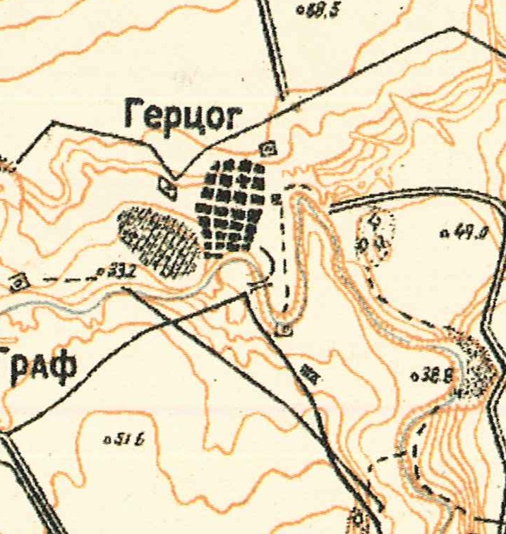 Map showing Herzog (1935).