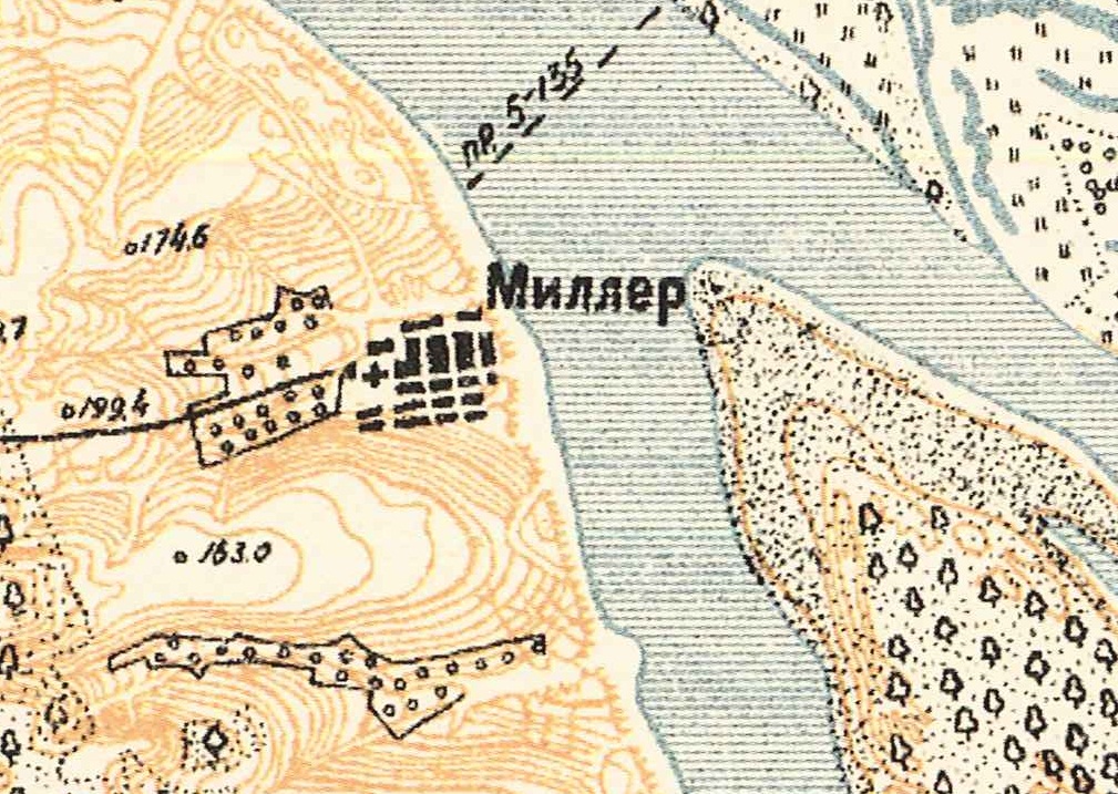 Map showing Müller (1935).