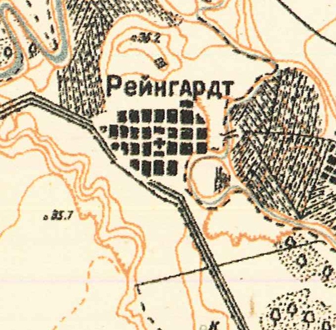 Map showing Reinhard (1935).