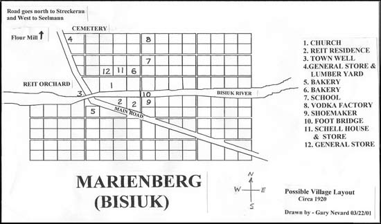 Map of Marienberg. Source: Gary Nevard.