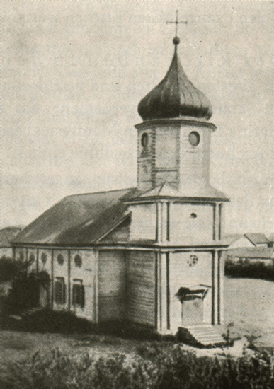 Old Messer Church (built in 1835) Source: Heimatbuch der Deutschen aus Rußland, 1972