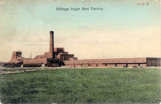 Great Western Sugarbeet Factory Billings, Montana.