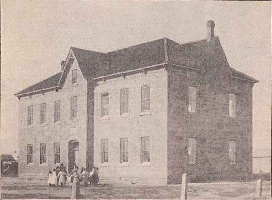 Parochial School House Catharine, Kansas. Source: Laing article