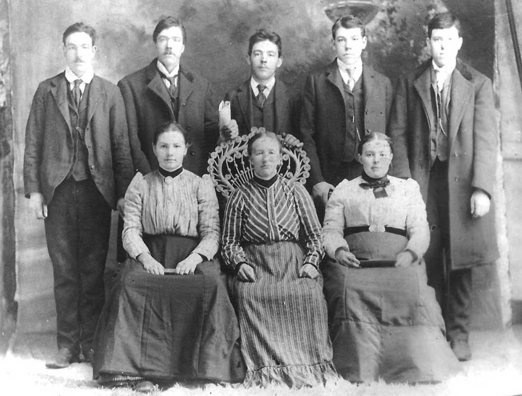 The Hill family who lived in the Germantown section of Walla Walla.