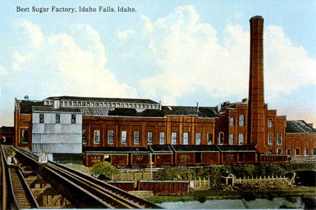 Sugar beet factory in Idaho Falls, Idaho. Source: unknown.