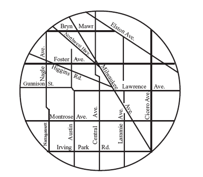 Map of Jefferson Park. Courtesy of the Jefferson Park Historical Society.