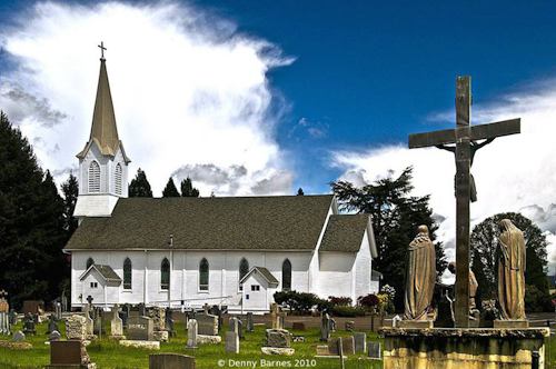 St. Boniface Catholic Church Sublimity, Oregon Photo by Dennis Barnes.