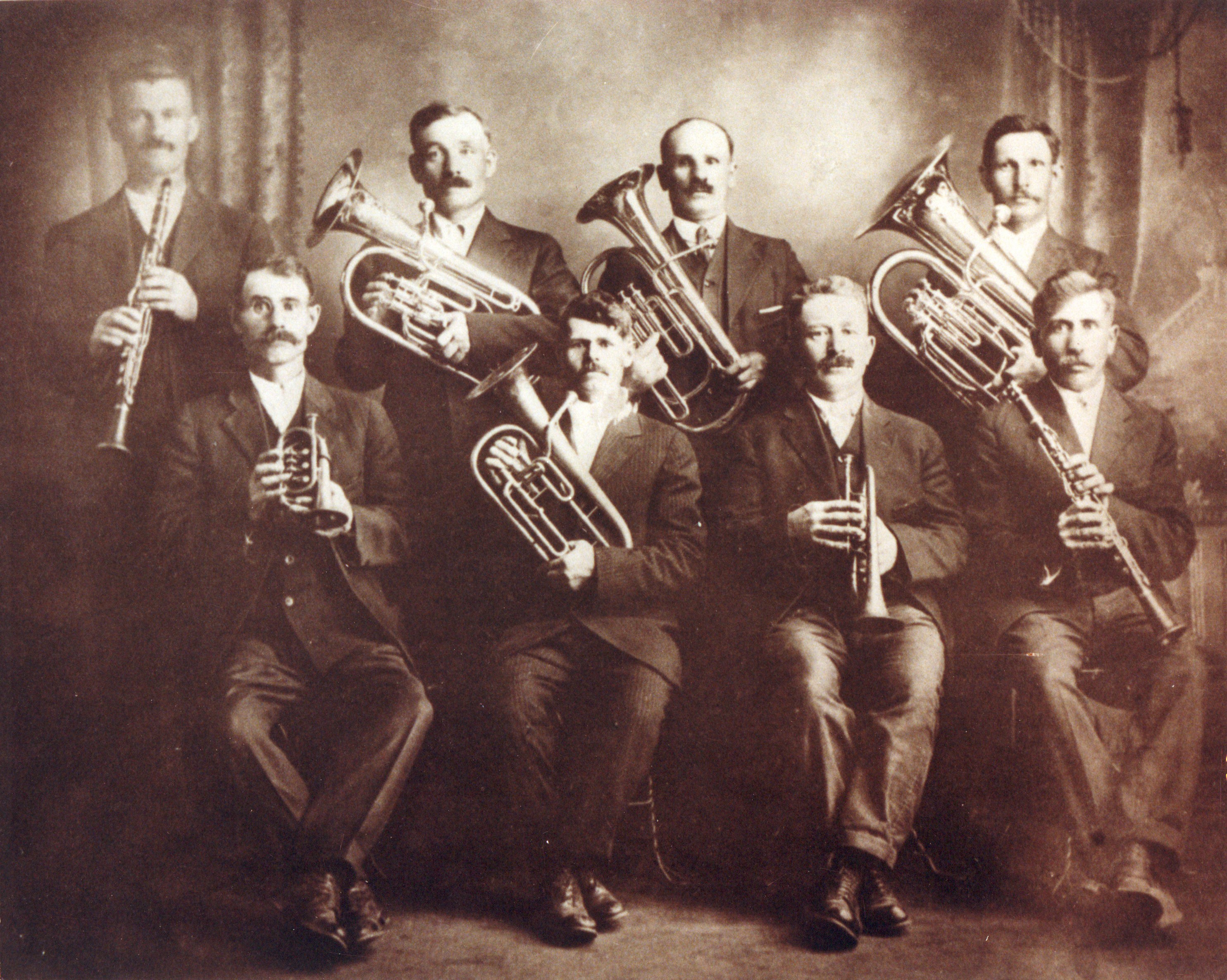 Band of Salem Congregational Church in Scottsbluff, Nebraska (1929). Source: Dave Peil.