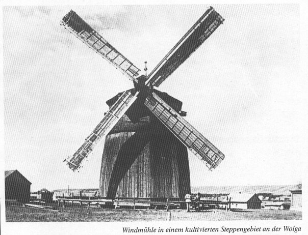 Windmill in the Volga German region. Source: George Valko.