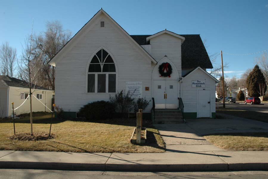 German Congregational Church Original Church Building from 1924 Photo taken in 2006. Source: Colorado Cultural Resource Survey.