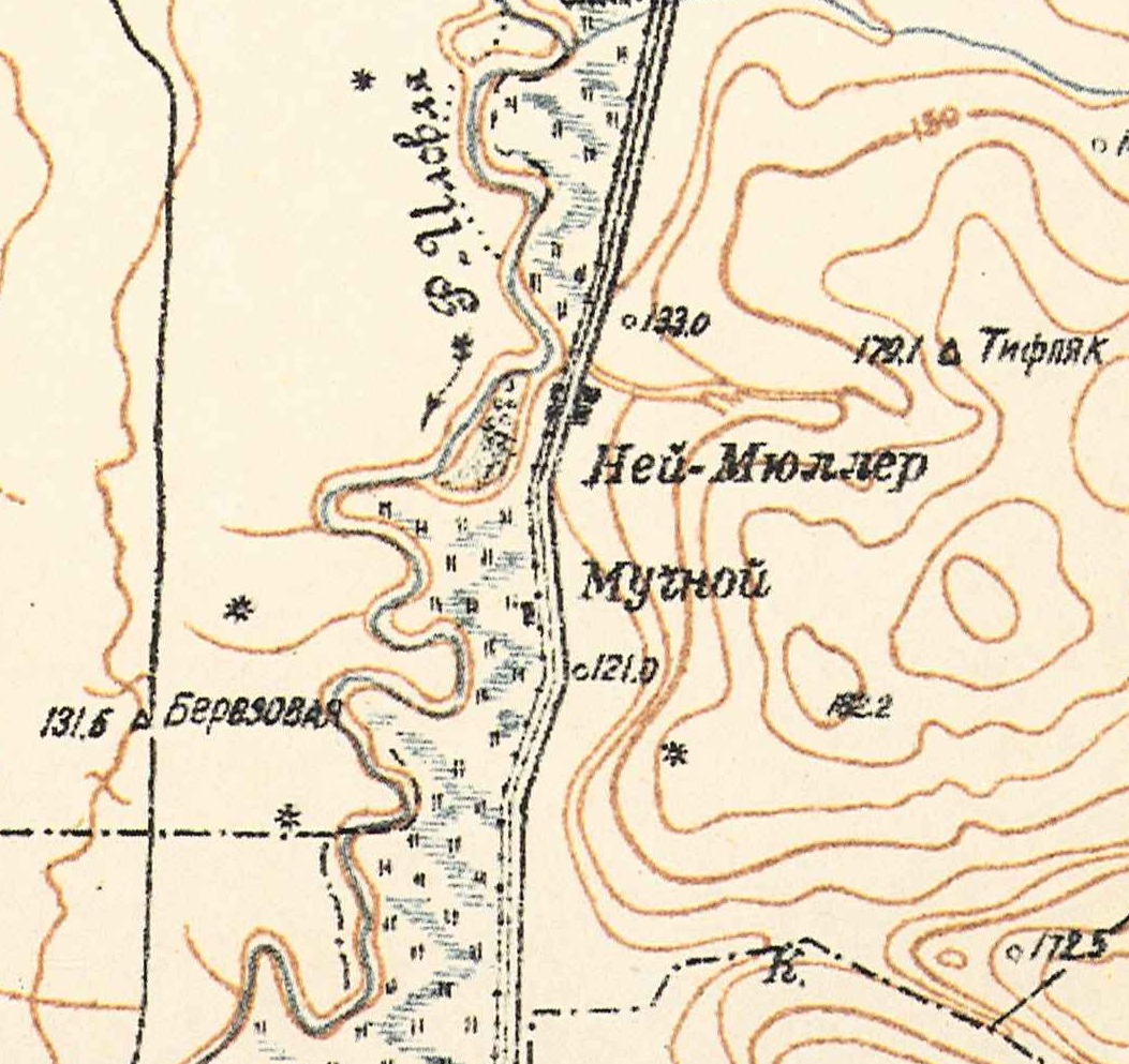 Map showing Neu-Müller (1935).