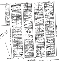 Old map of Crespo, Argentina.  Source: Sergio Keiner Klug