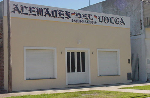 Volga German club in Colonia Hinojo. Photograph courtesy of Gerardo Waimann (2008). 