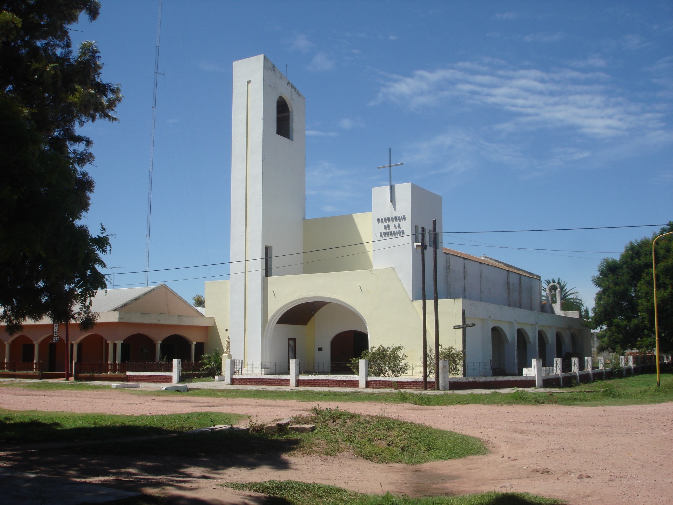 Ascension of the Virgin Mary Catholic Church in Coronel Du Graty. Source: Azul Arte Digital.