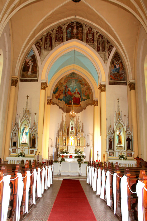San José Catholic Church interior.  Crespo, Argentina.  Source: Jorge Gieco. 
