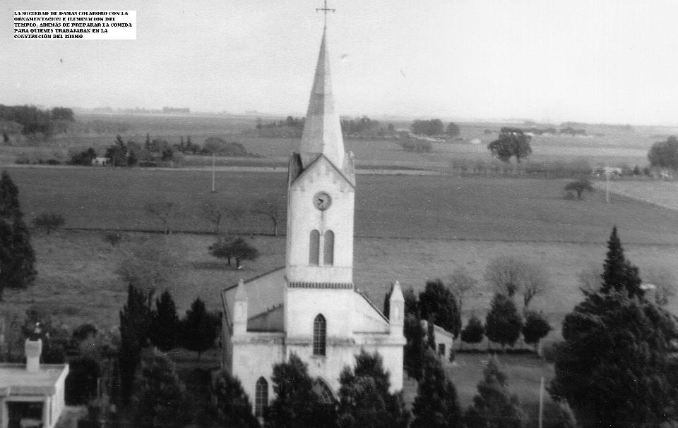 Congregación Evangélica Alemana (Lutheran) in General Ramírez Source: Congregation's FB Page.