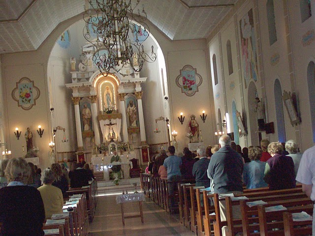 Catholic church in Santa María (2008).  Source: Unser Leit Volga.