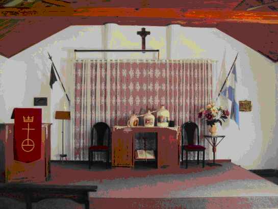 San Pablo Congregational Church interior. Irazusta, Argentina Source: Robert and Alicia Korell.