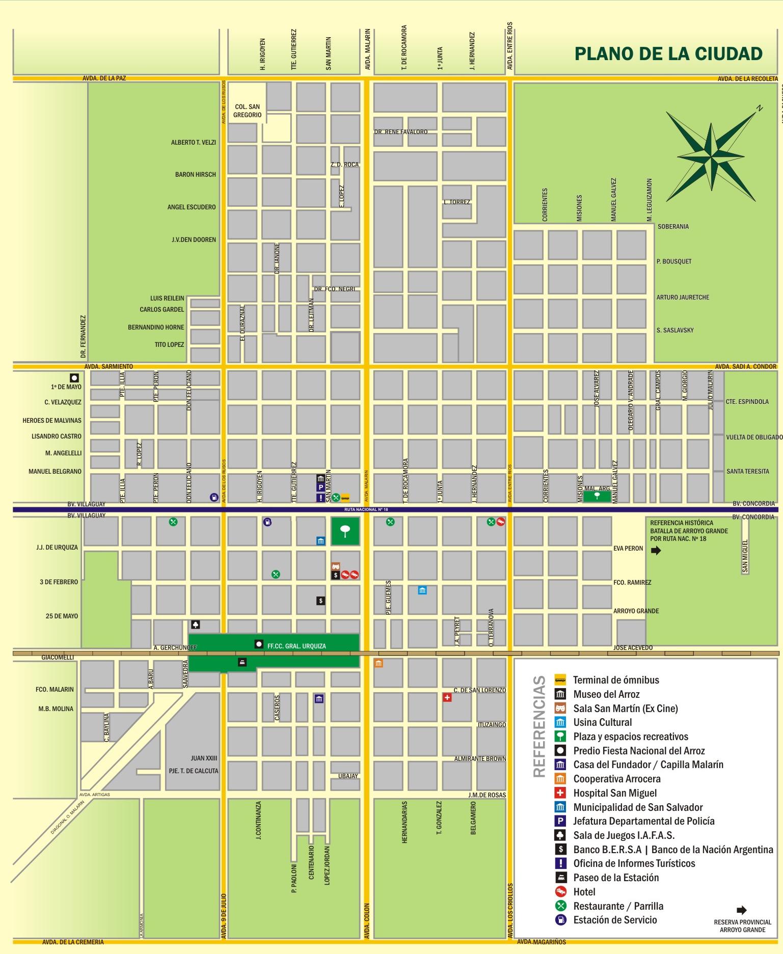 Map of San Salvador Source: Wikipedia.