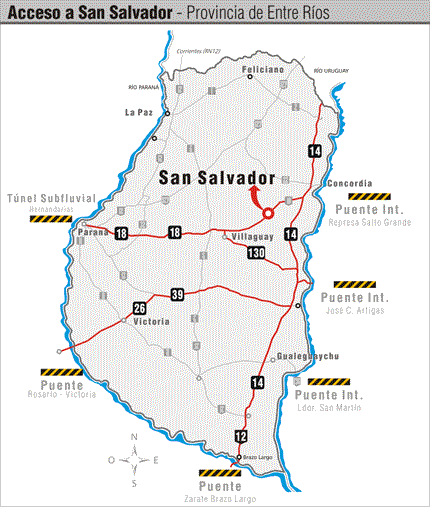 Map of locating San Salvador Source: Wikipedia.