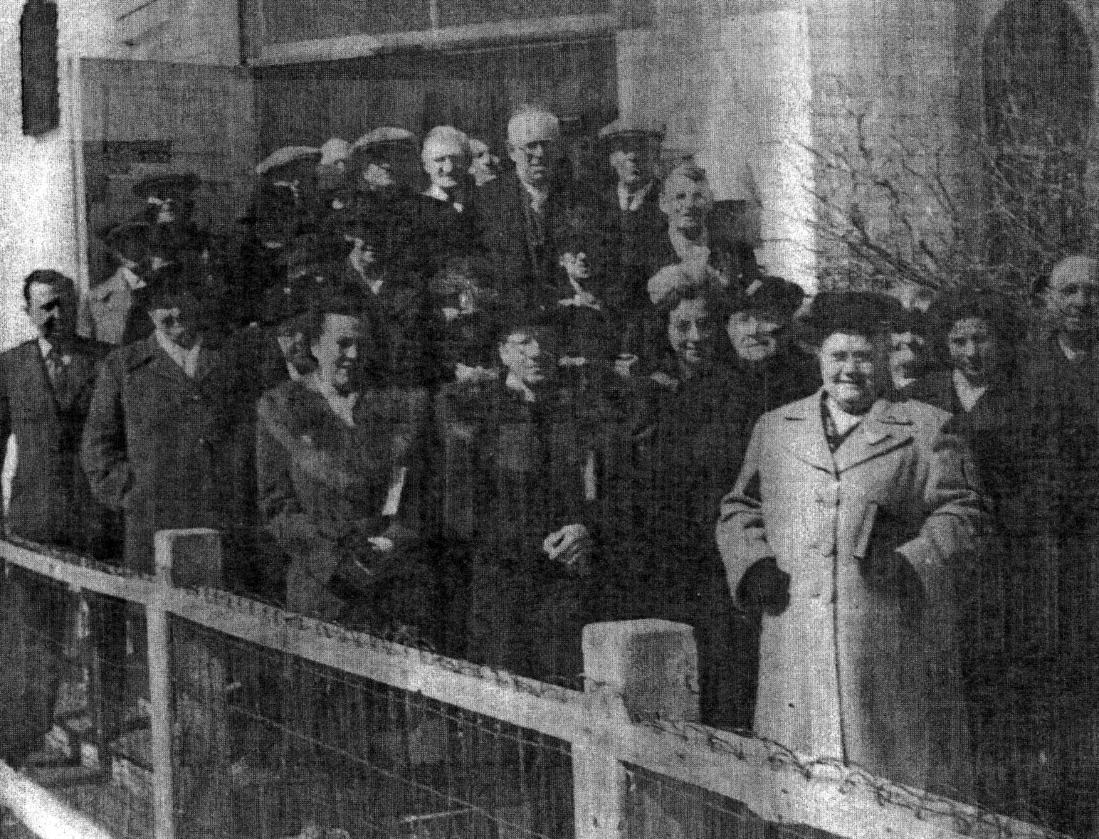 Congregation of Ebenezer Congregational Church (early 1950s) Source: Marlene Michel.