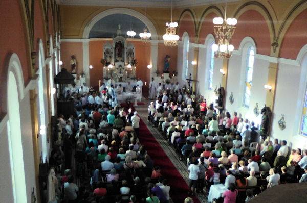 Catholic Church in San José interior. Source: Gobierno de la Provincia de La Pampa.