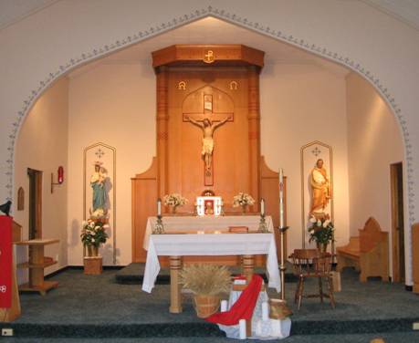 Interior of Our Lady of Help Catholic Church Antonino, Kansas Source: Kevin Rupp.