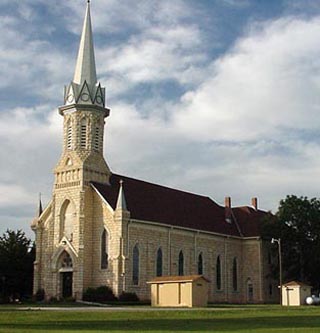 St. Catherine's Catholic Church Catharine, Kansas Source: Patty Nicholas, FHSU