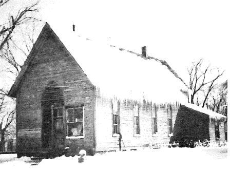 St. Mary's Catholic Church First Building on Washington St. Source: Mary Wentling Collection