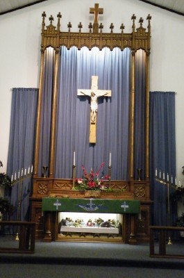 Trinity Lutheran Sanctuary Great Bend, Kansas Photo courtesy of Pat Maas.