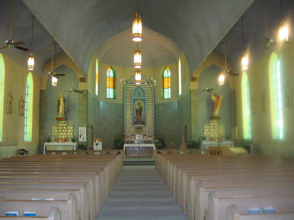 St. Joseph's Catholic Church Interior Liebenthal, Kansas Source: Volgagerman.net.