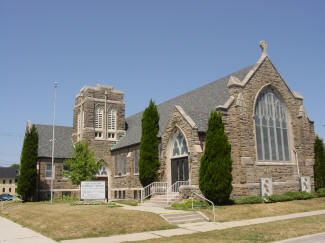 Exterior of Our Savior Lutheran Church Port Huron, Michigan