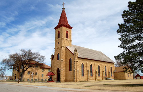 St. Anthony's Catholic Church Schoenchen, Kansas Source: FHSU Forsyth Library Archives