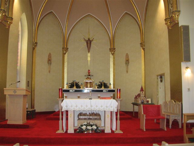 Interior of St. Anthony's Catholic Church Schoenchen, Kansas Source: Kevin Rupp