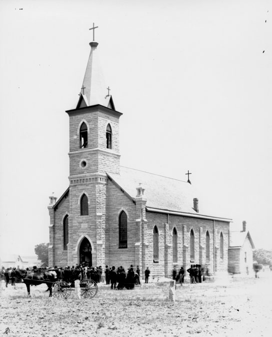 St. Anthony's Catholic Church Schoenchen, Kansas Source: FHSU Forsyth Library Archives