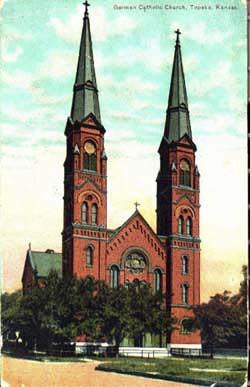 St. Joseph Catholic Church Topeka, Kansas Photo courtesy of Shawnee County Historical Society