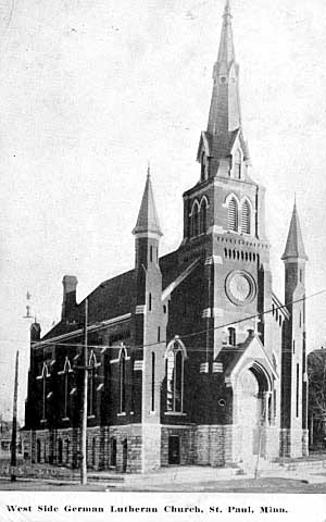 Emanuel Lutheran Church (ca.1912) Saint Paul, Minnesota Source: Minnesota Historical Society