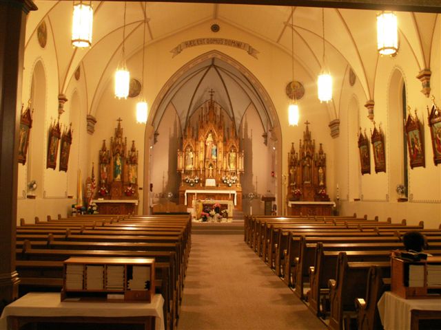 Interior of St. Ann Catholic Church Walker, Kansas Source: Kevin Rupp