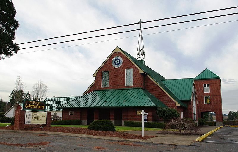 St. Peter's Lutheran Church dedicated in 1989.