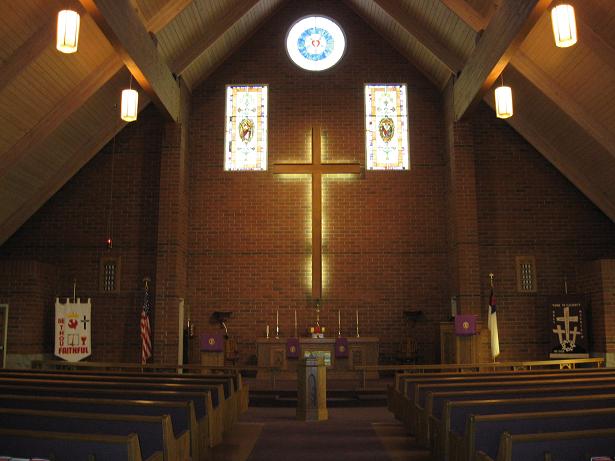 St. Peter's Lutheran Church interior. Source: Church Website.