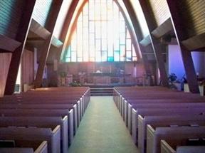 Christ Lutheran Church Interior Odessa, Washington Photo courtesy of congregation's website.