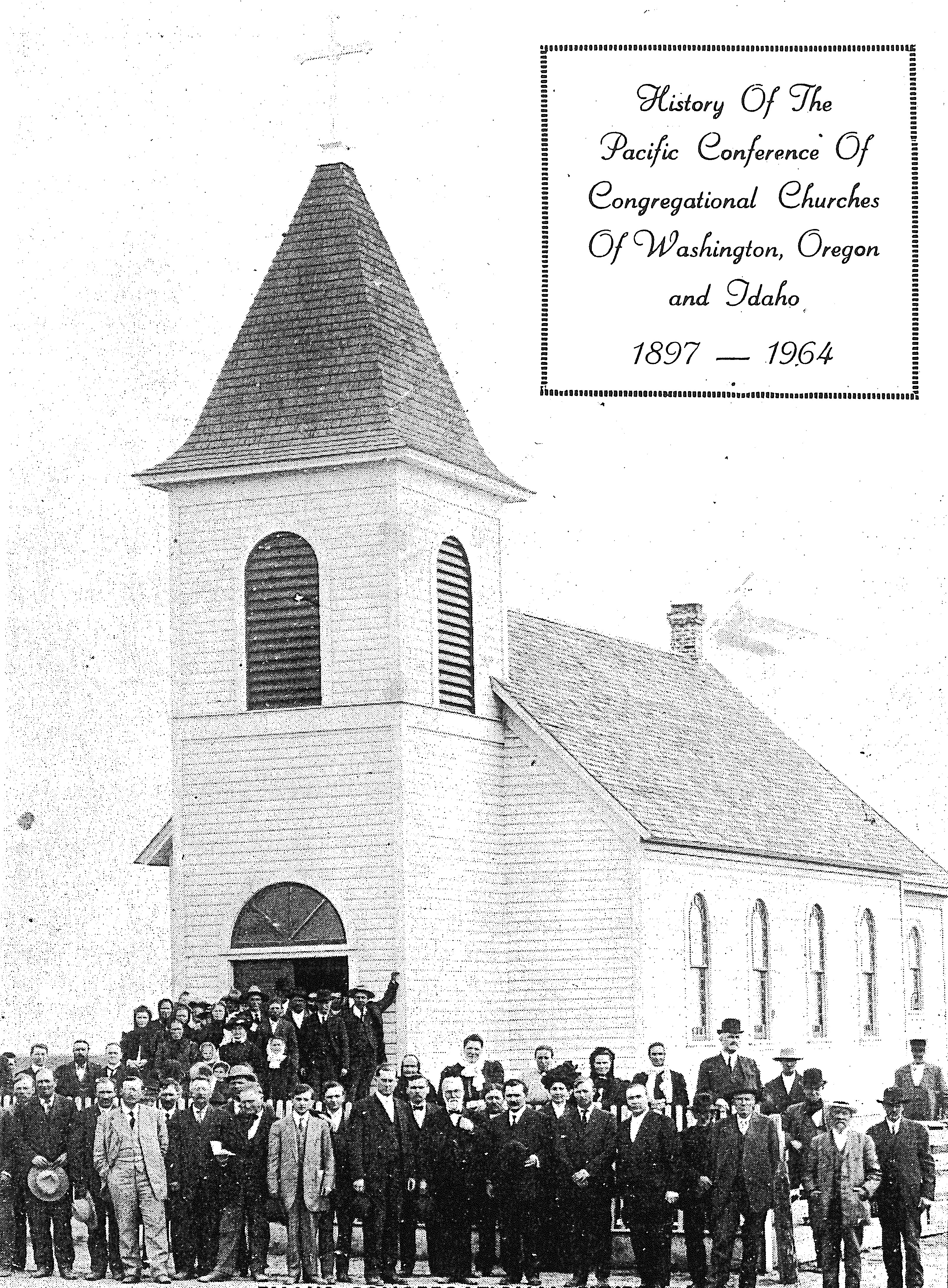 Emaus Congregational Church South of Odessa, Washington Photo from cover of 1964 history book.