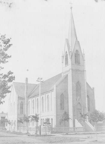 Trinity Lutheran Church Exterior (ca. 1904) Sheboygan, Wisconsin Source: Brian Heinlein