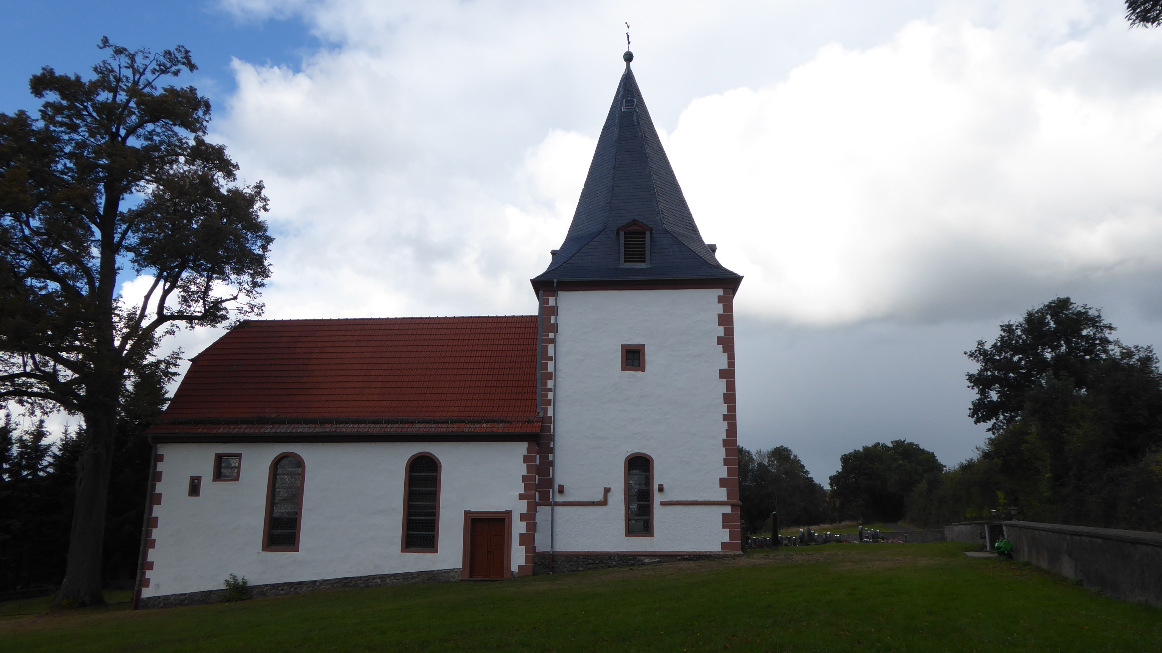 Exterior of Kirchbracht Church 2016. Courtesy of Roger Burbank.