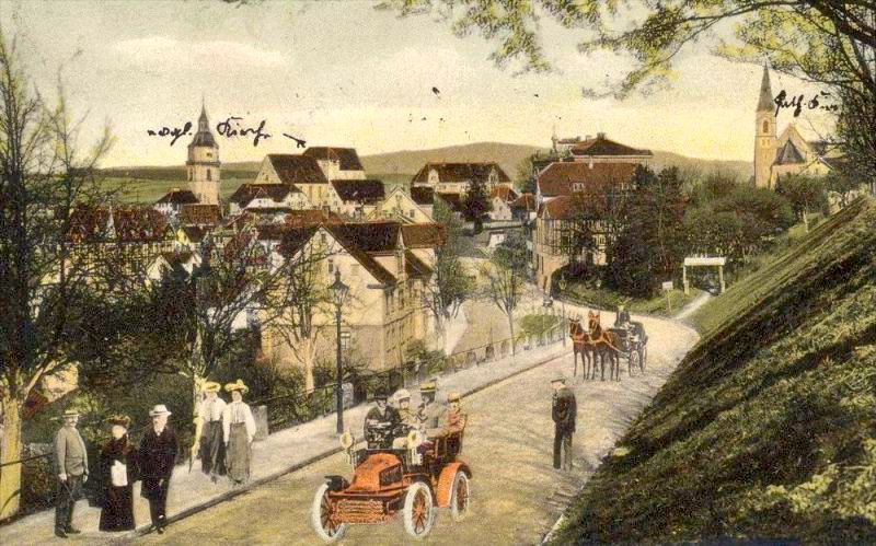 Postcard of Backnung in 1905.