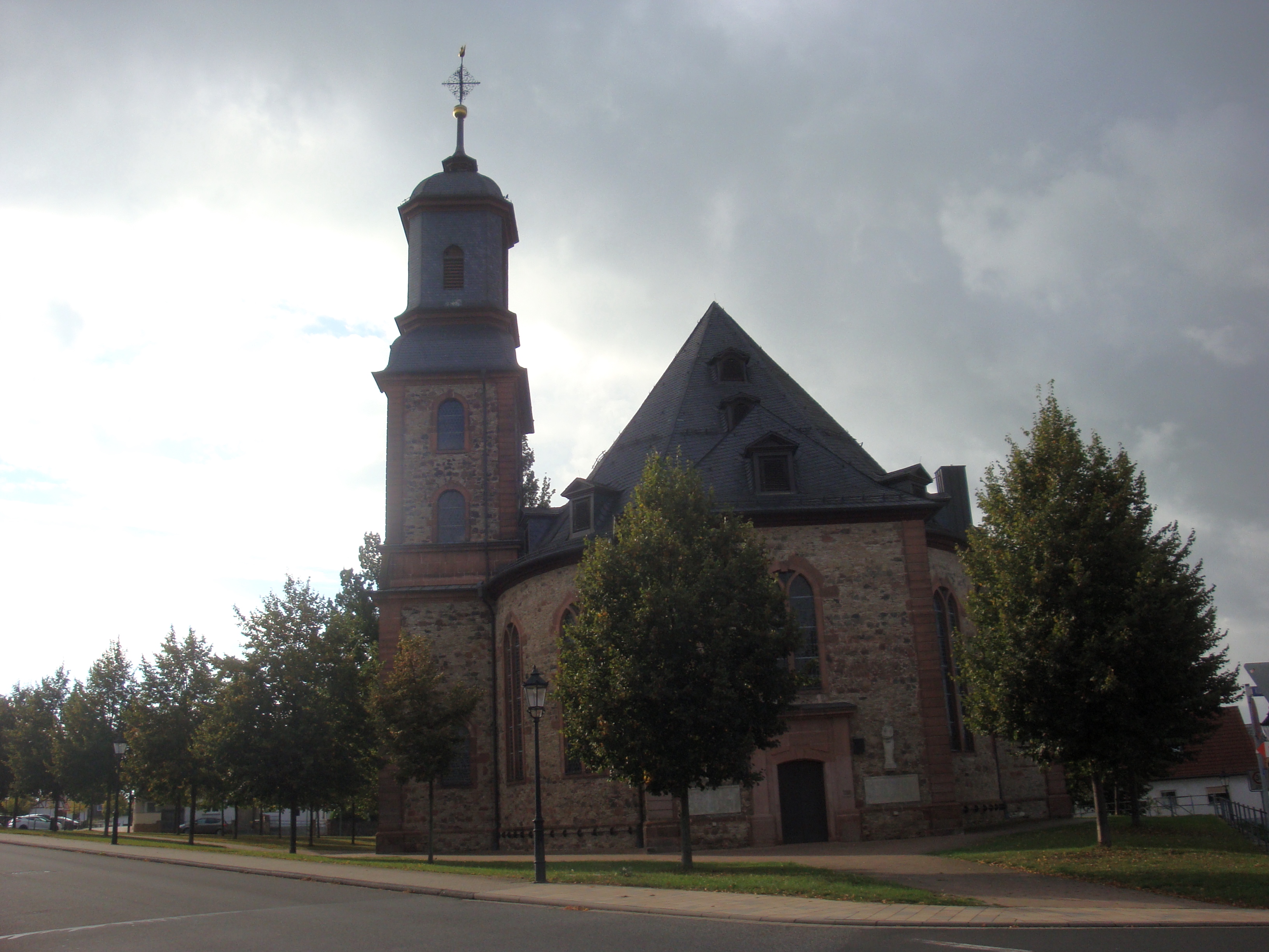 Langenselbold Church, Courtesy of Roger Burbank.