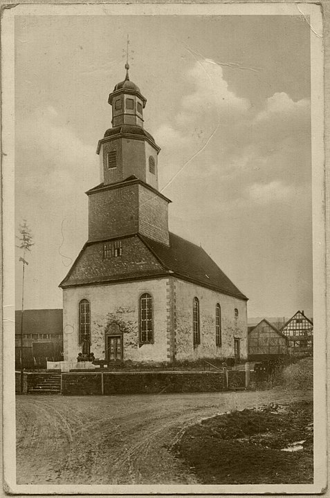 1945 photo of the Church in Lichenroth