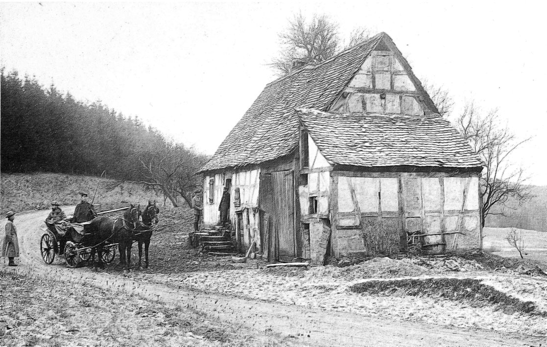 The last house in Pferdsbach. By Unknown author - historische Fotographie, Public Domain, https://commons.wikimedia.org/w/index.php?curid=3808047