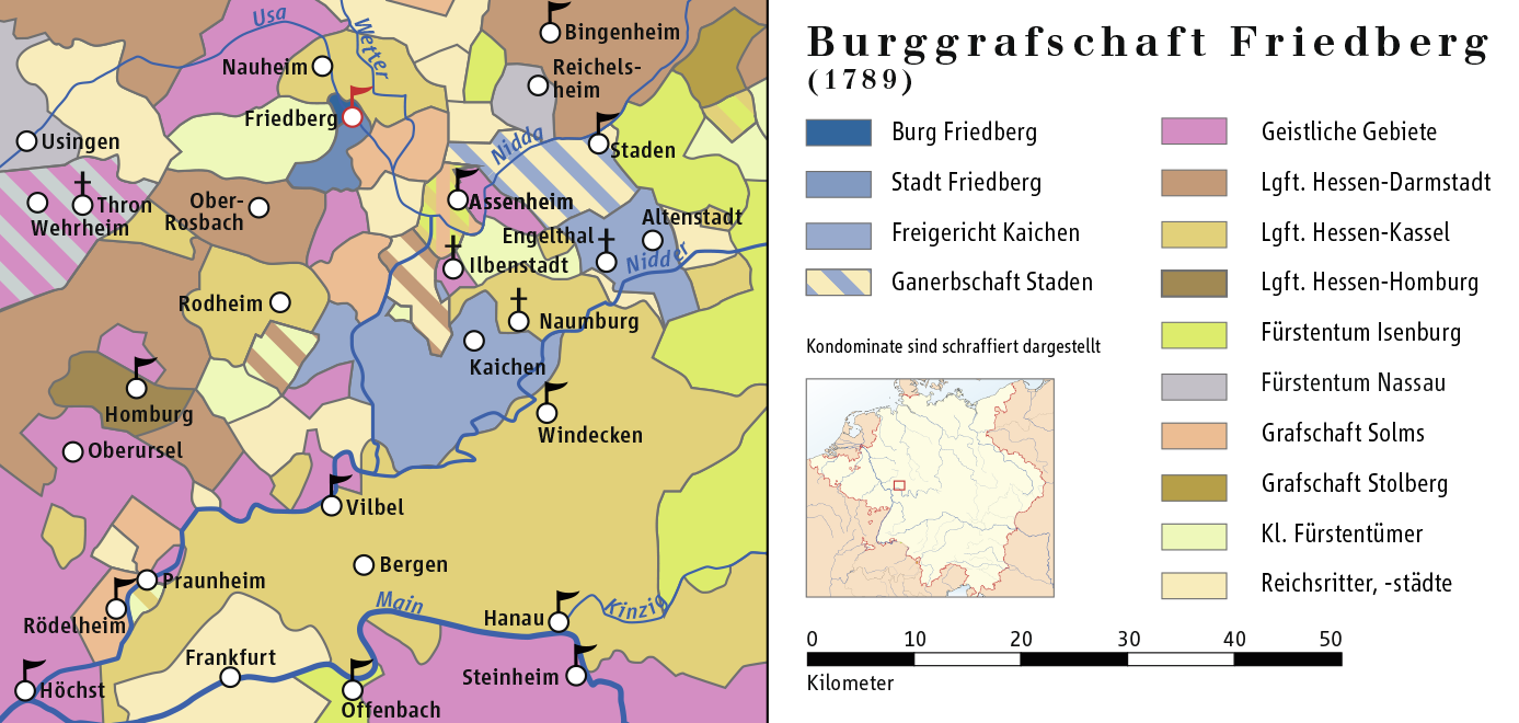 Burggrafschaft Friedberg 1789